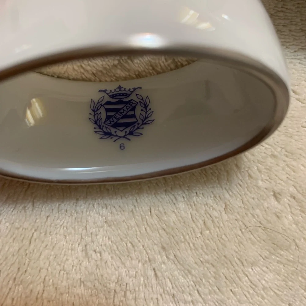 Weimar Porcelain napkin rings new